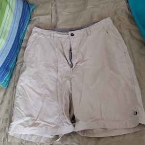 Geoffery Bean tan shorts.